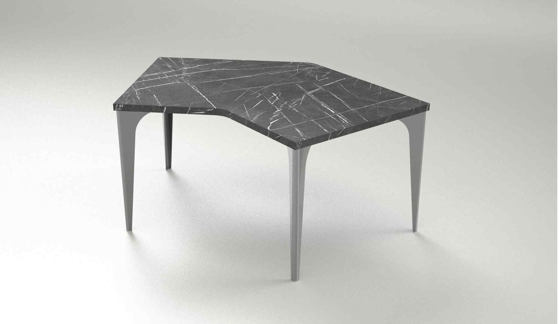 集ダイニングテーブル135°コーナー