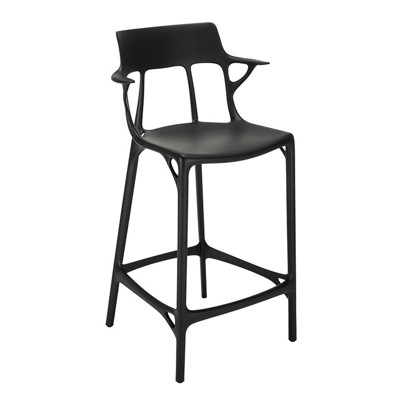 Stool: A.I. Stool 65 (Black) (Kartell)