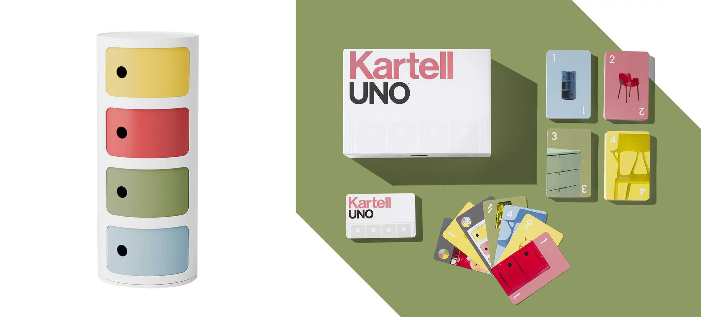 即完売した幻のコラボ「Kartell Componibili ×UNO」再発売